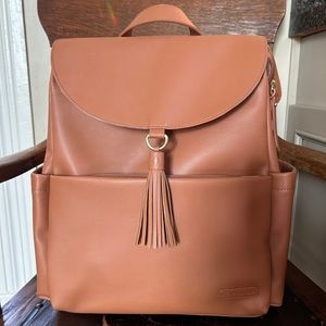 Skip Hop Diaper Bag Backpack- Greenwich- Toffee